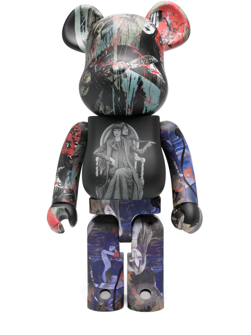 MEDICOM TOY S’YTE × Junji Ito Tomie BE@RBRICK 1000% 玩具 - 灰色