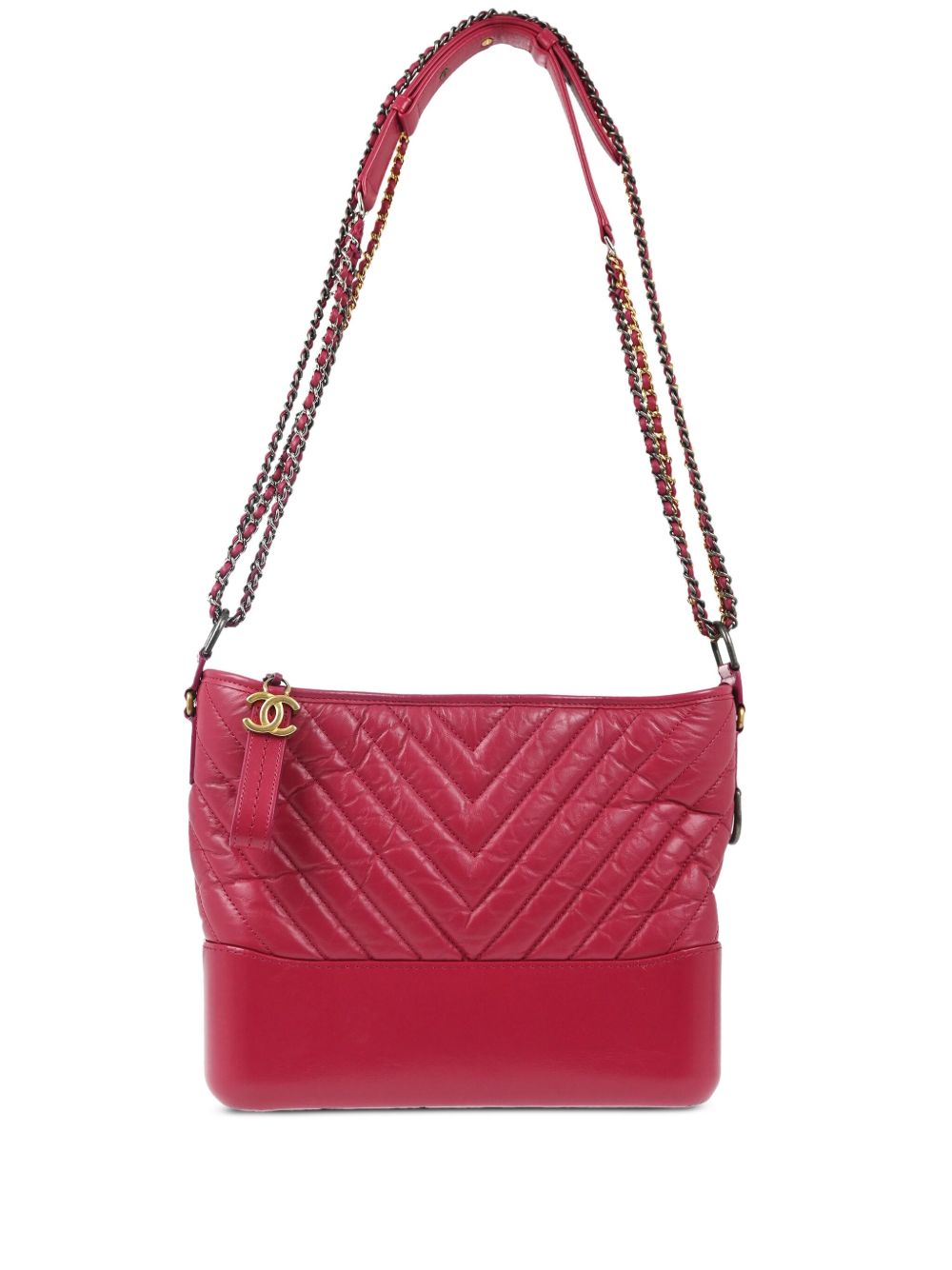 CHANEL Pre-Owned Gabrielle 单肩包（2018年典藏款） - 粉色