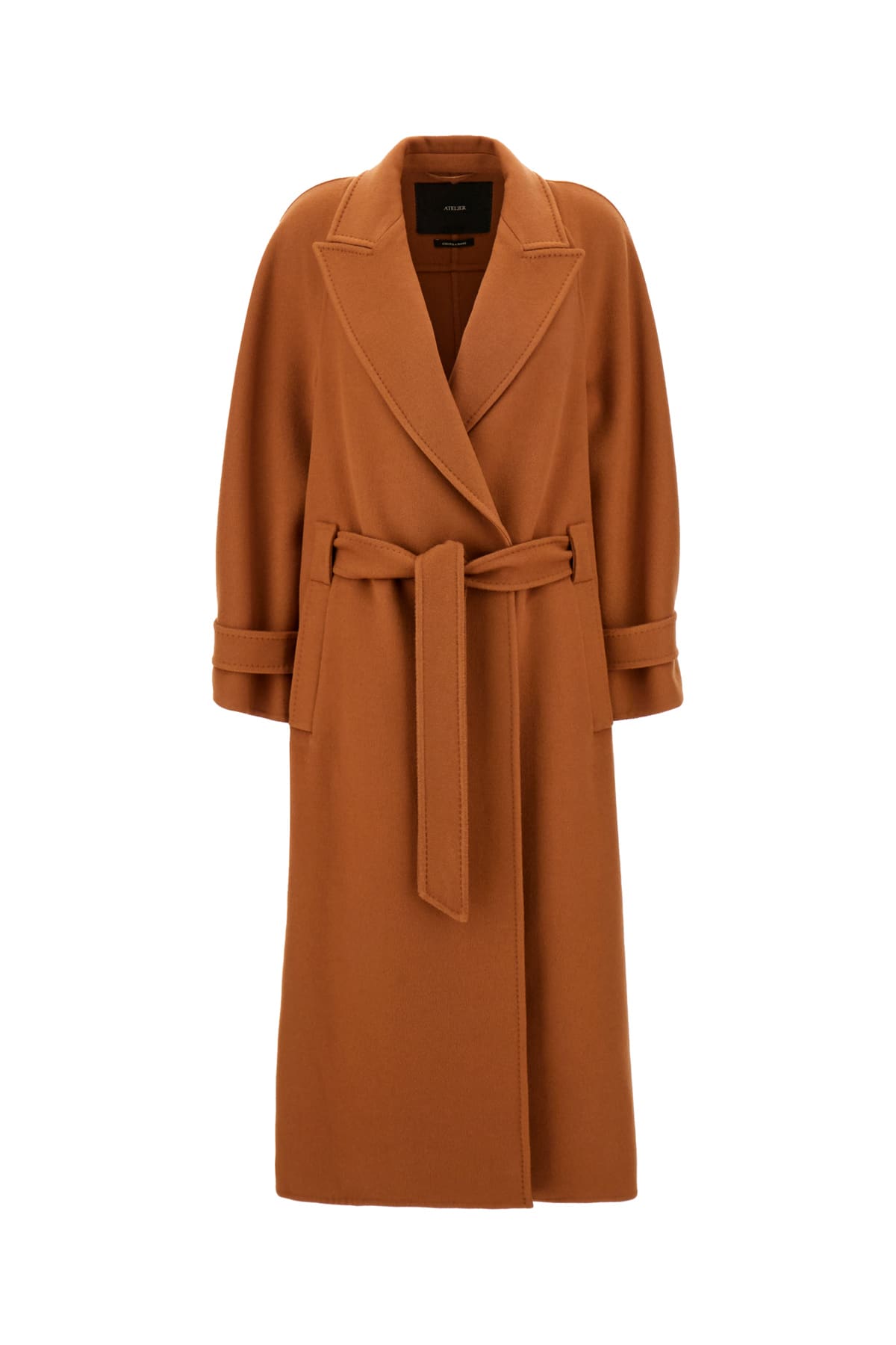 Max Mara Atelier 砖红色羊绒大衣