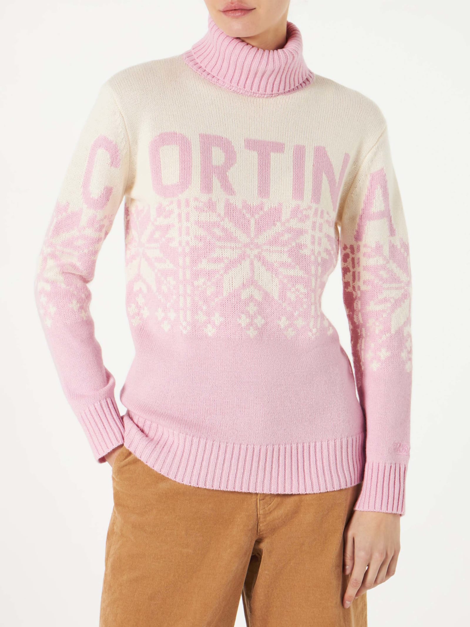 MC2 Saint Barth 女士高领毛衣 Cortina 印花