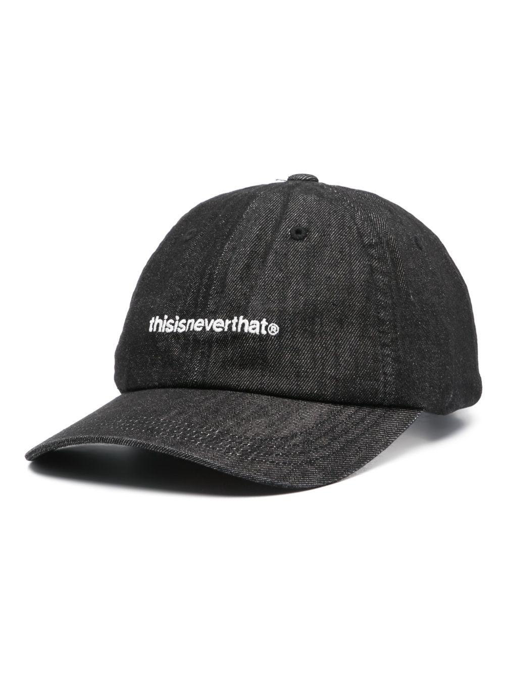 This Is Never That T logo 牛仔棒球帽 - 黑色