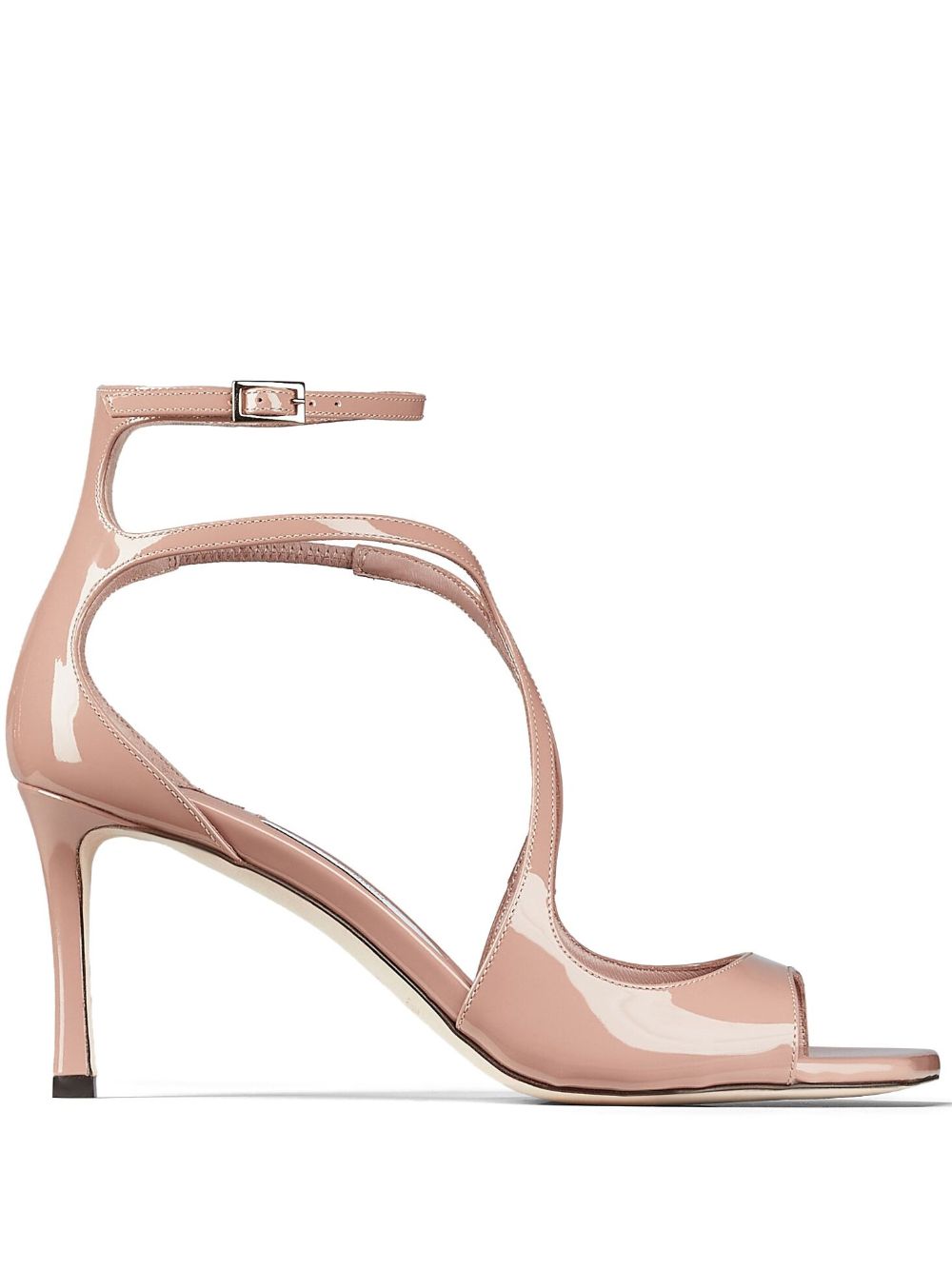 Jimmy Choo Azia 高跟漆皮凉鞋 - 粉色
