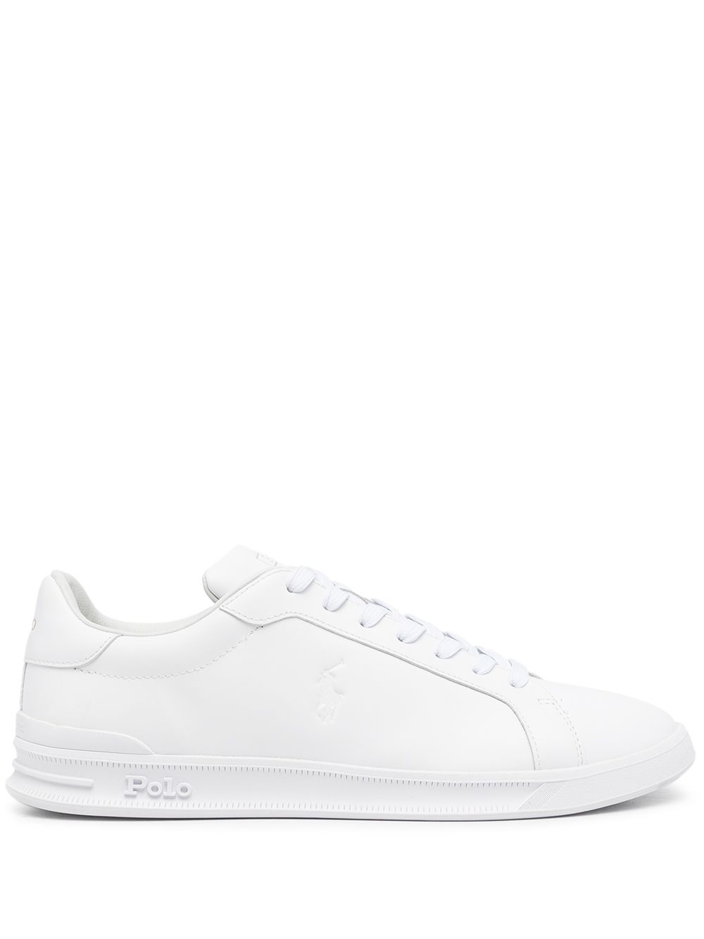 Polo Ralph Lauren 纯色低帮板鞋 - 白色
