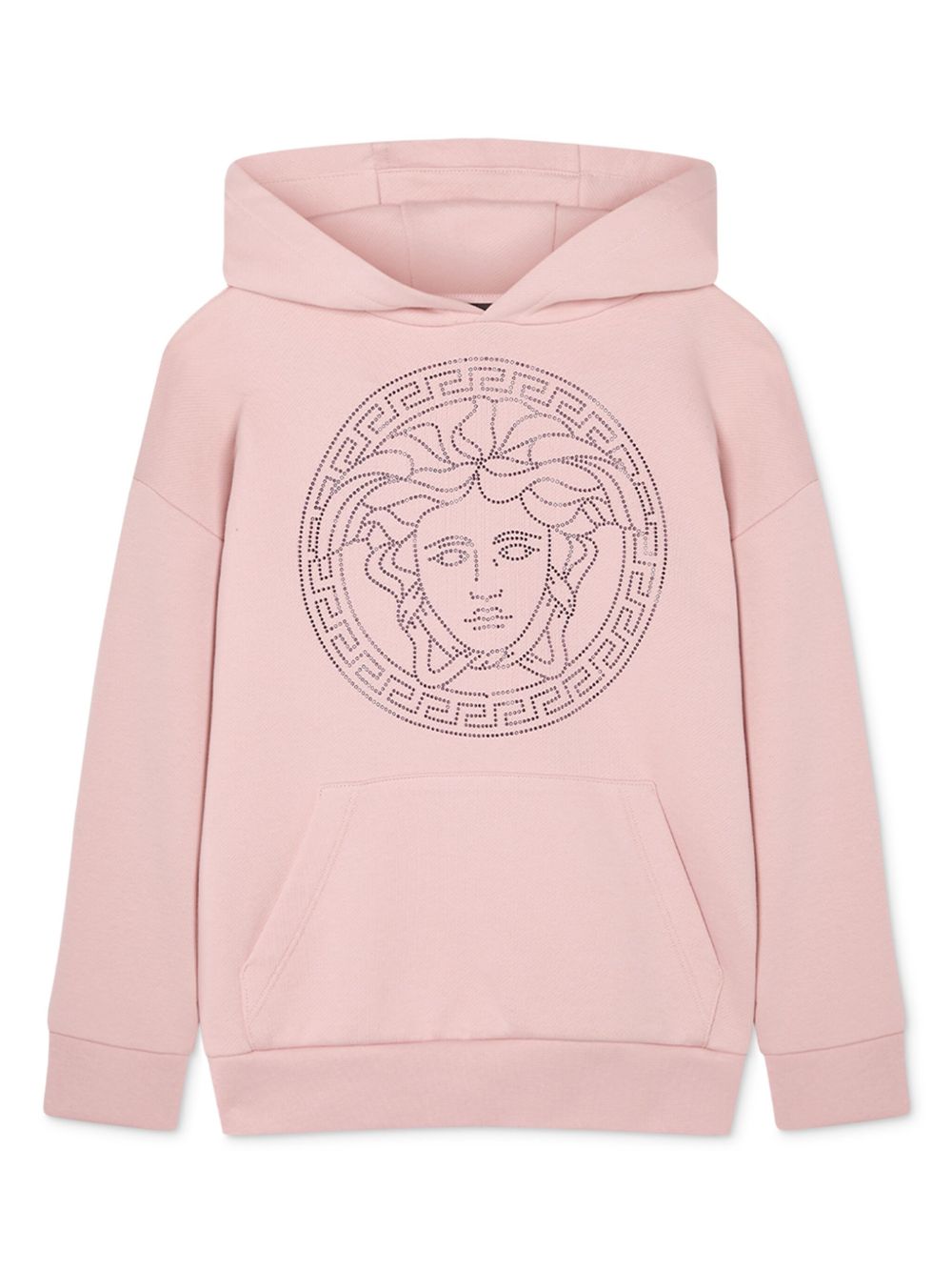Versace Kids Medusa Head 棉连帽衫 - 粉色