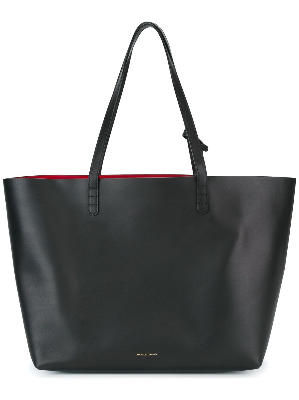 Mansur Gavriel 牛皮大号手提包 - 黑色