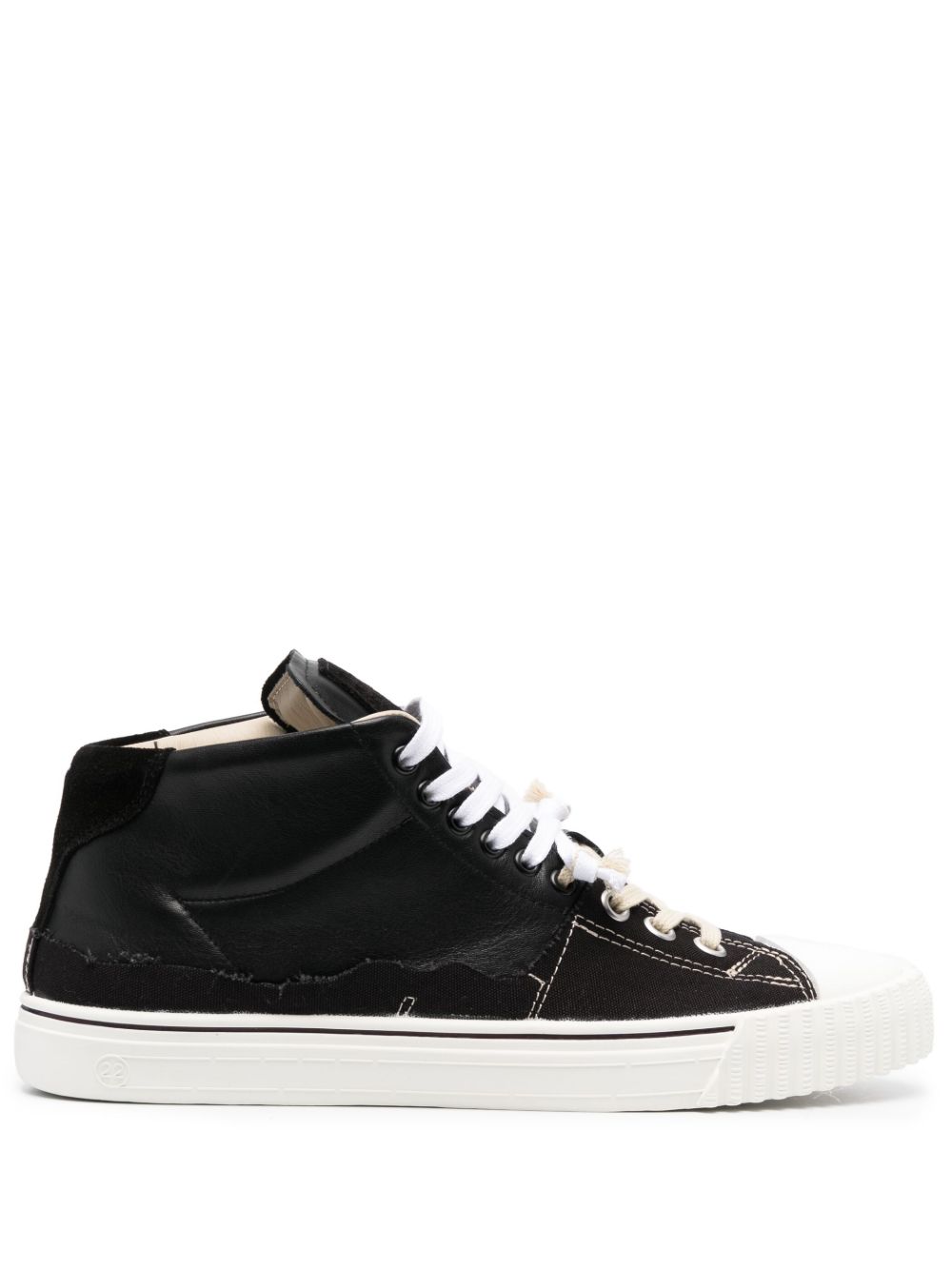 Maison Margiela New Evolution 高帮板鞋 - 黑色