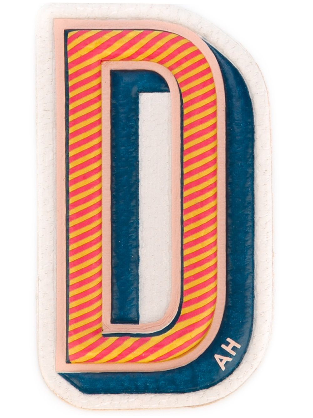 Anya Hindmarch 'D'贴纸 - 彩色