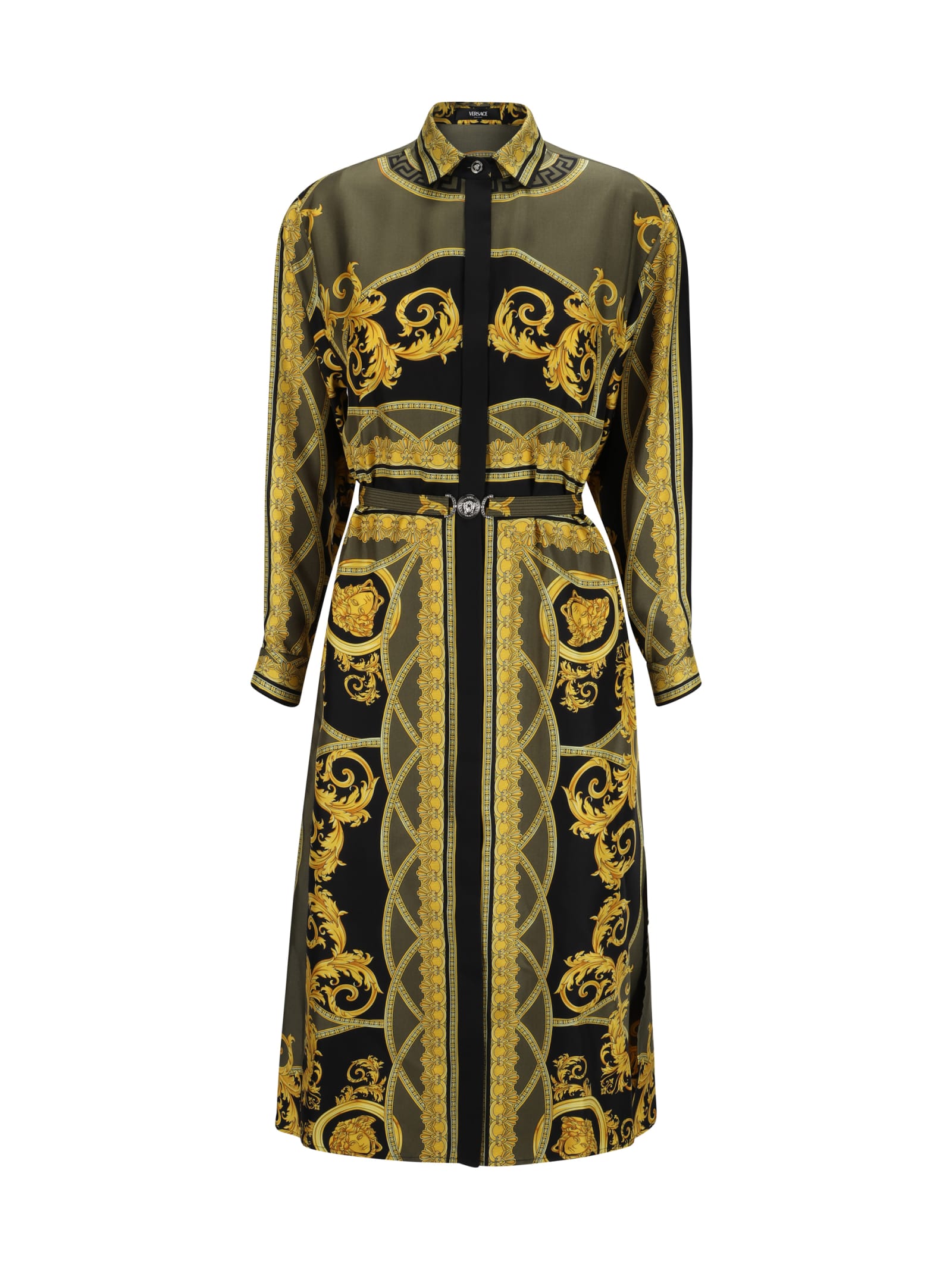 Versace 印花衬衫裙