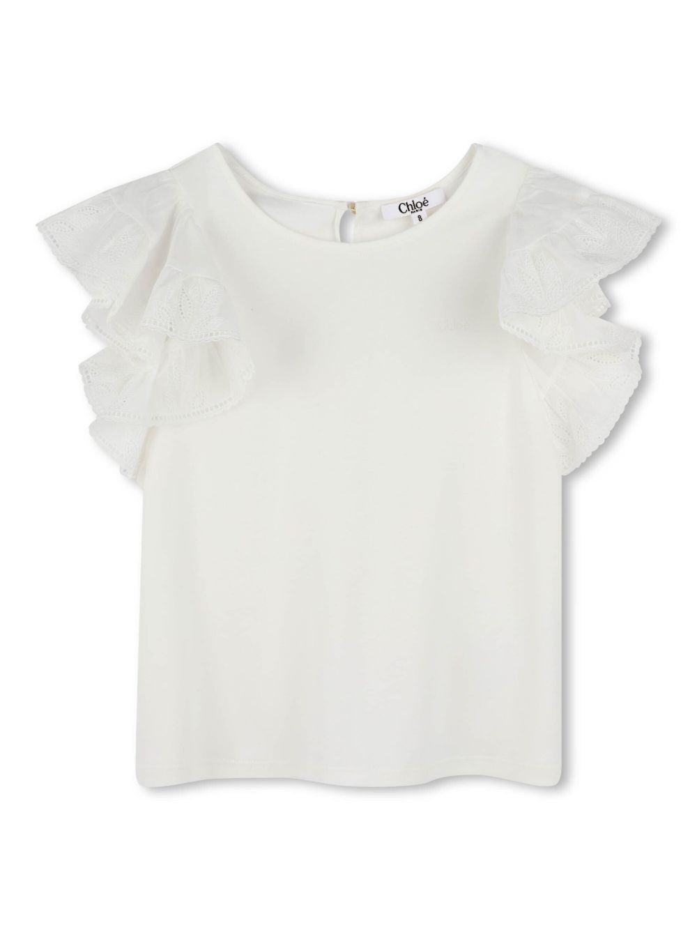 Chloé Kids Fancy 罩衫 - 白色