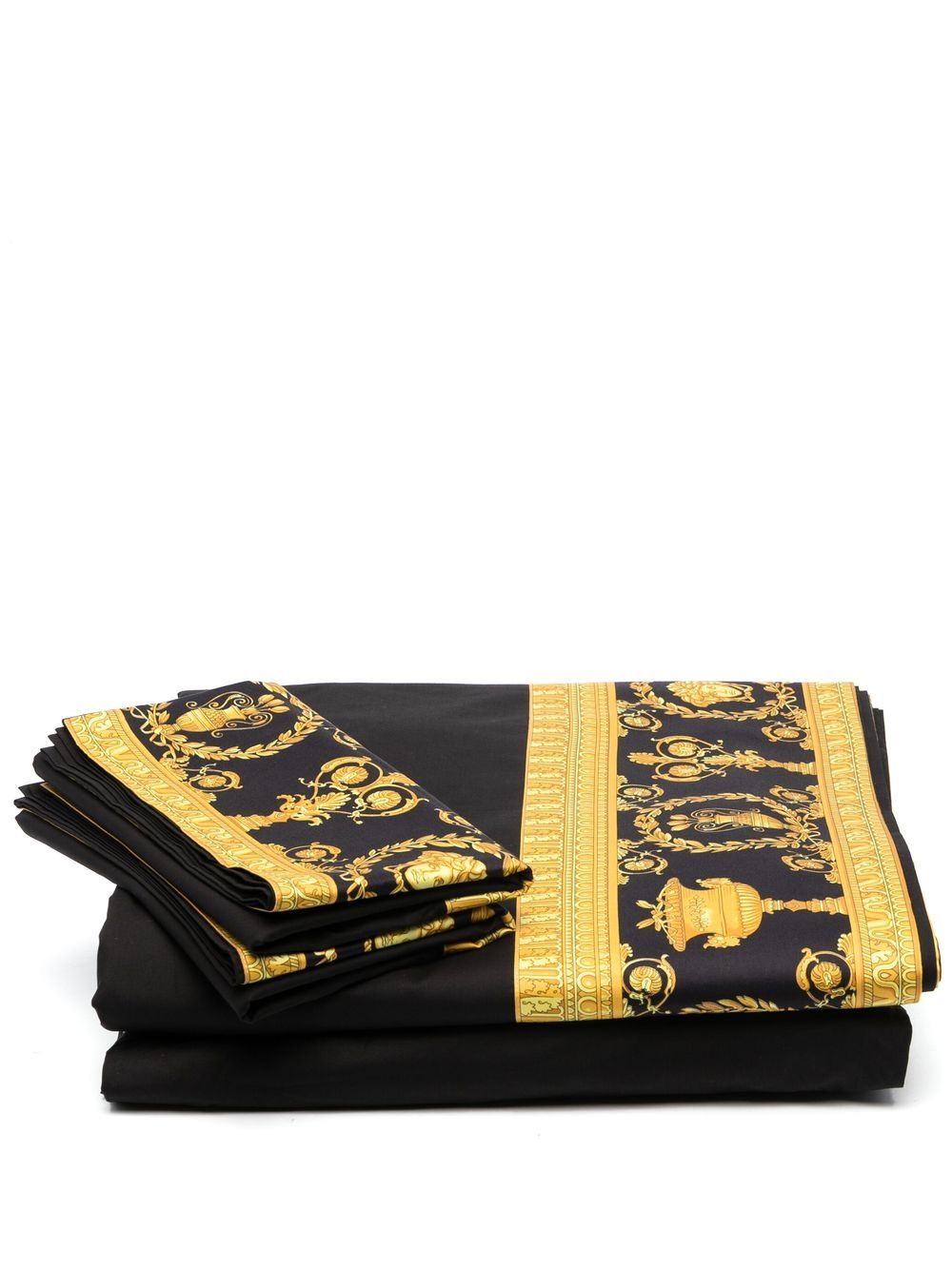 Versace I Love Baroque 寝具套装 - 黑色