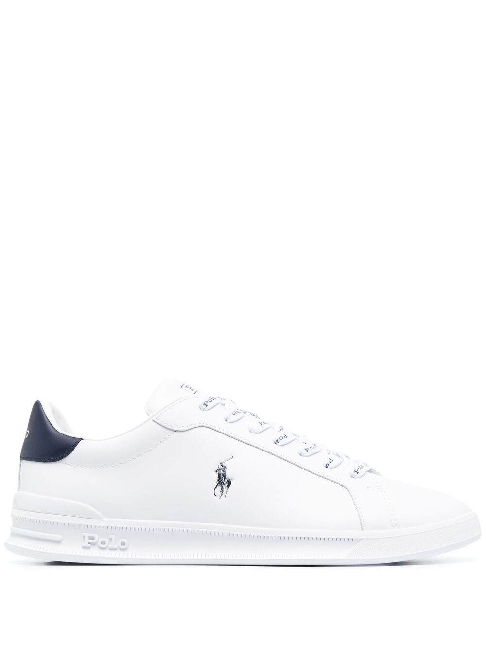 Polo Ralph Lauren logo印花低帮运动鞋 - 白色