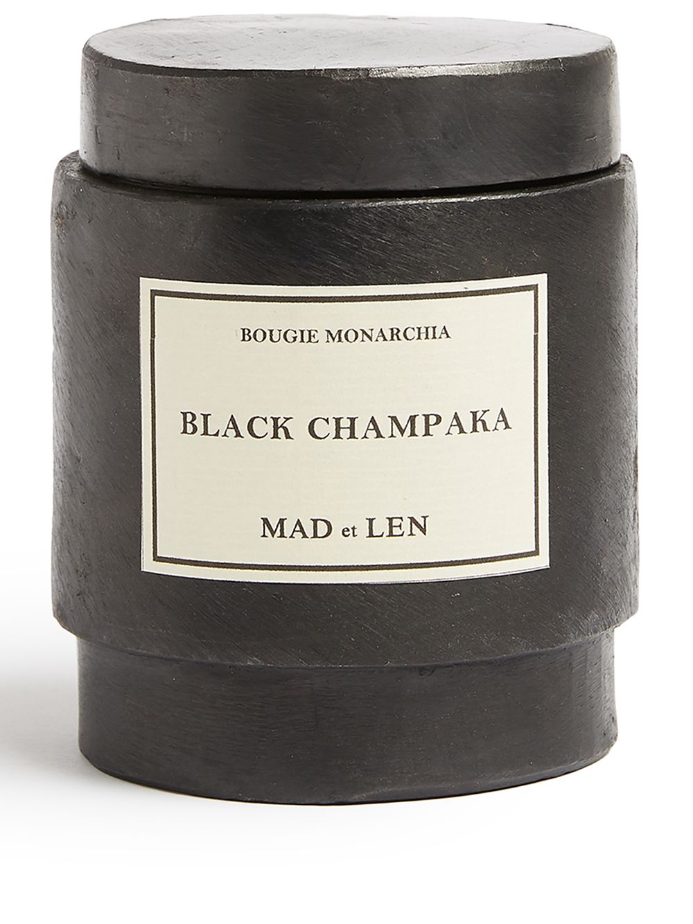 MAD et LEN Monarchia Black Champaka 大豆蜡蜡烛 - 黑色