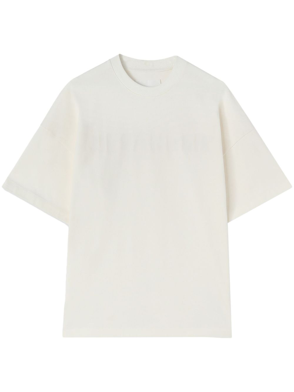 Jil Sander logo印花T恤 - 白色