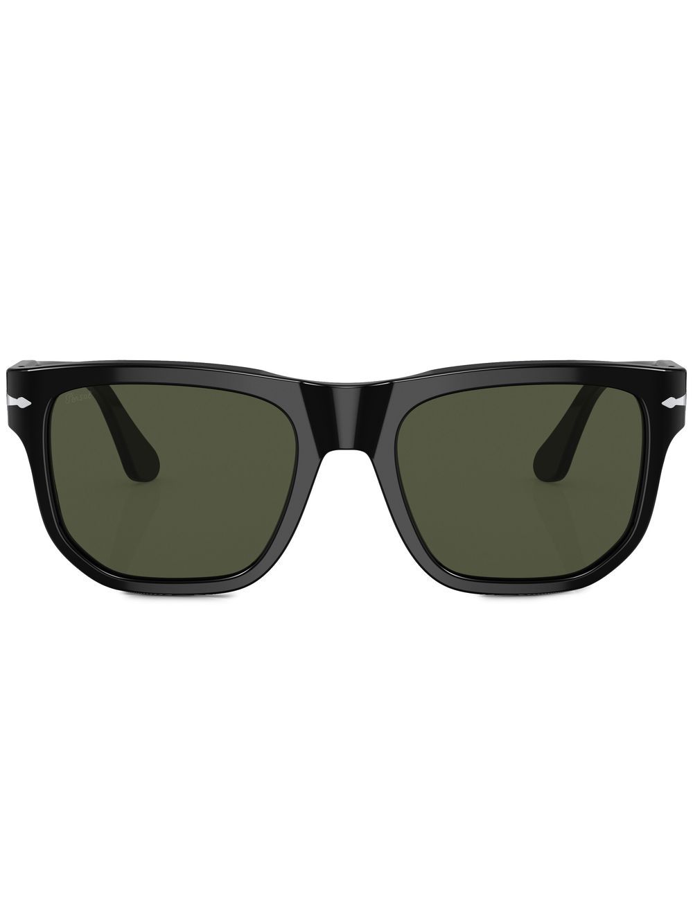 Persol Wayfarer 镜框有色镜片太阳眼镜 - 黑色
