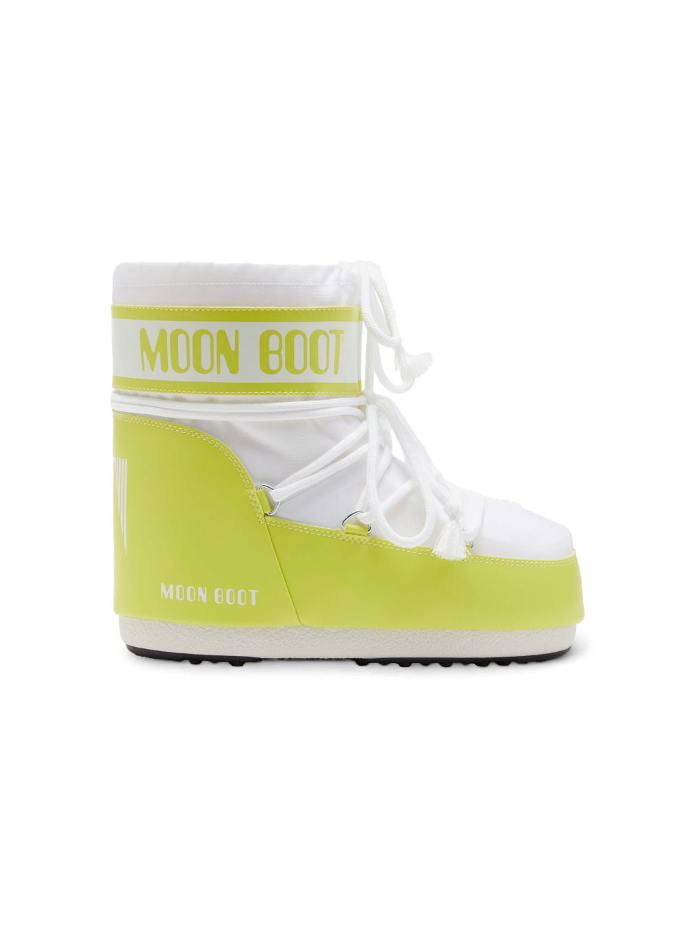 Moon Boot Kids logo短靴 - 绿色
