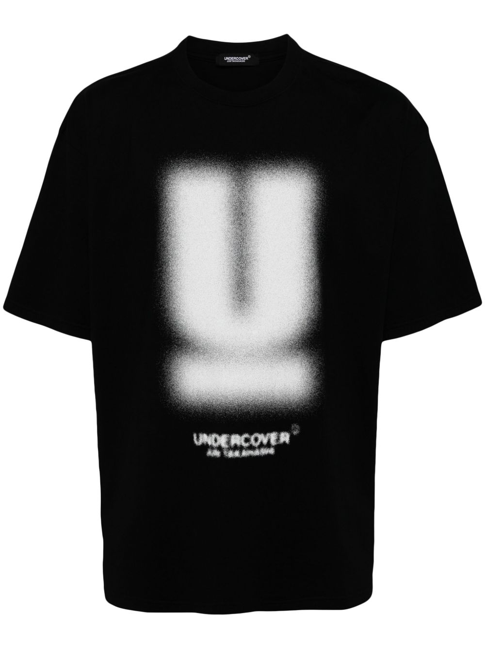 Undercover logo印花T恤 - 黑色