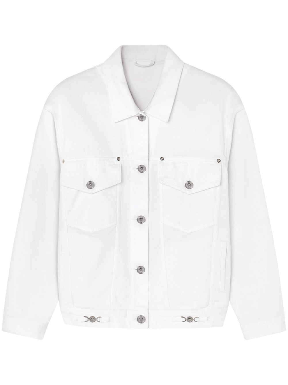 Versace Barocco Sea 牛仔夹克 - 白色