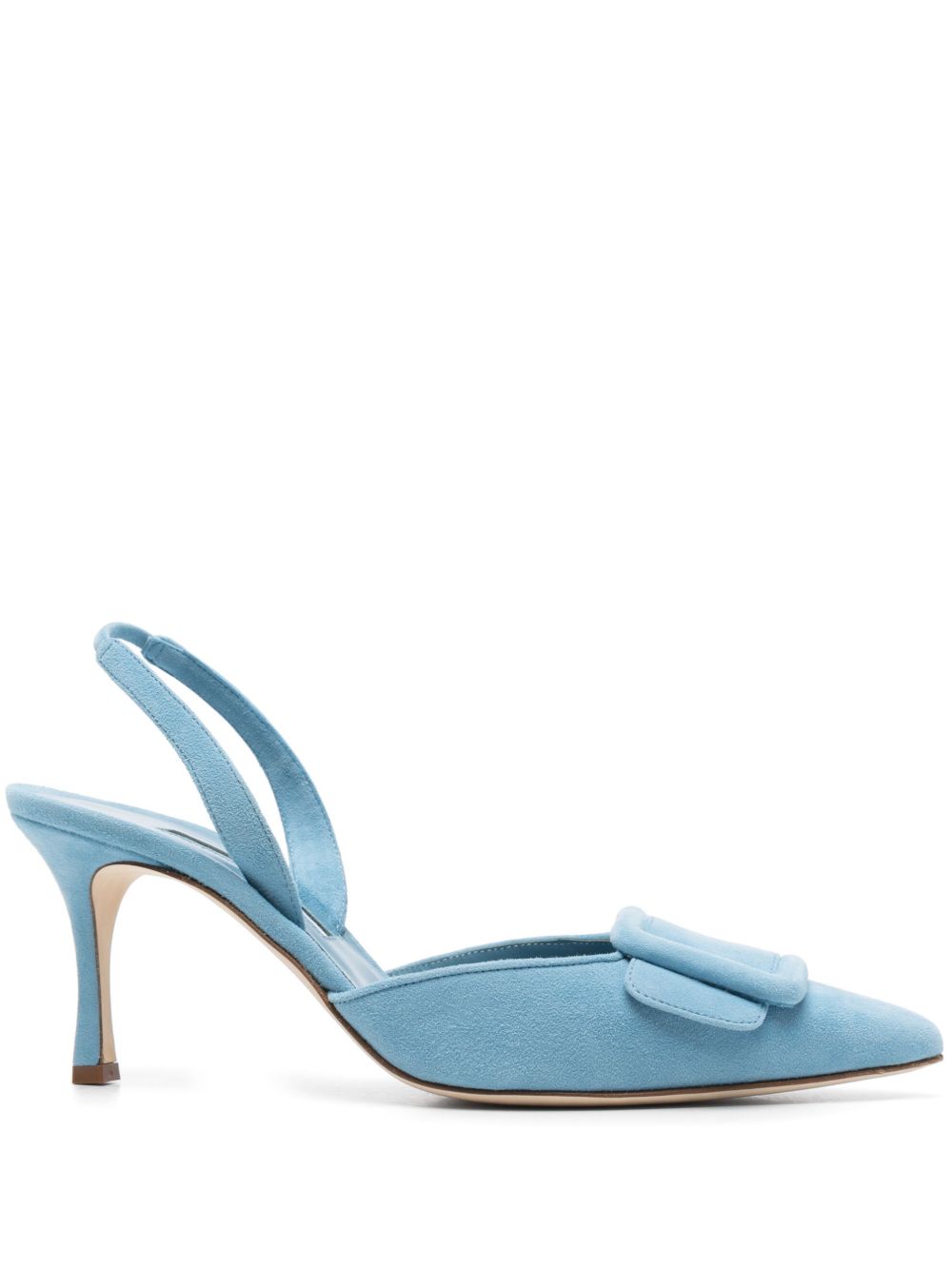 Manolo Blahnik Maysli 中跟鞋（7厘米） - 蓝色