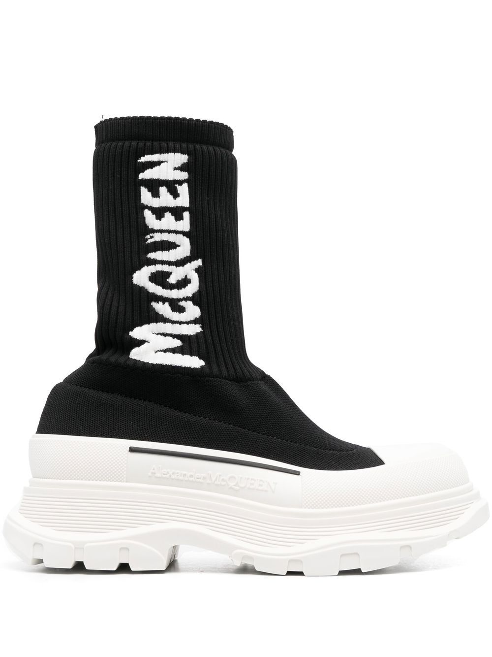Alexander McQueen Tread 袜靴 - 黑色