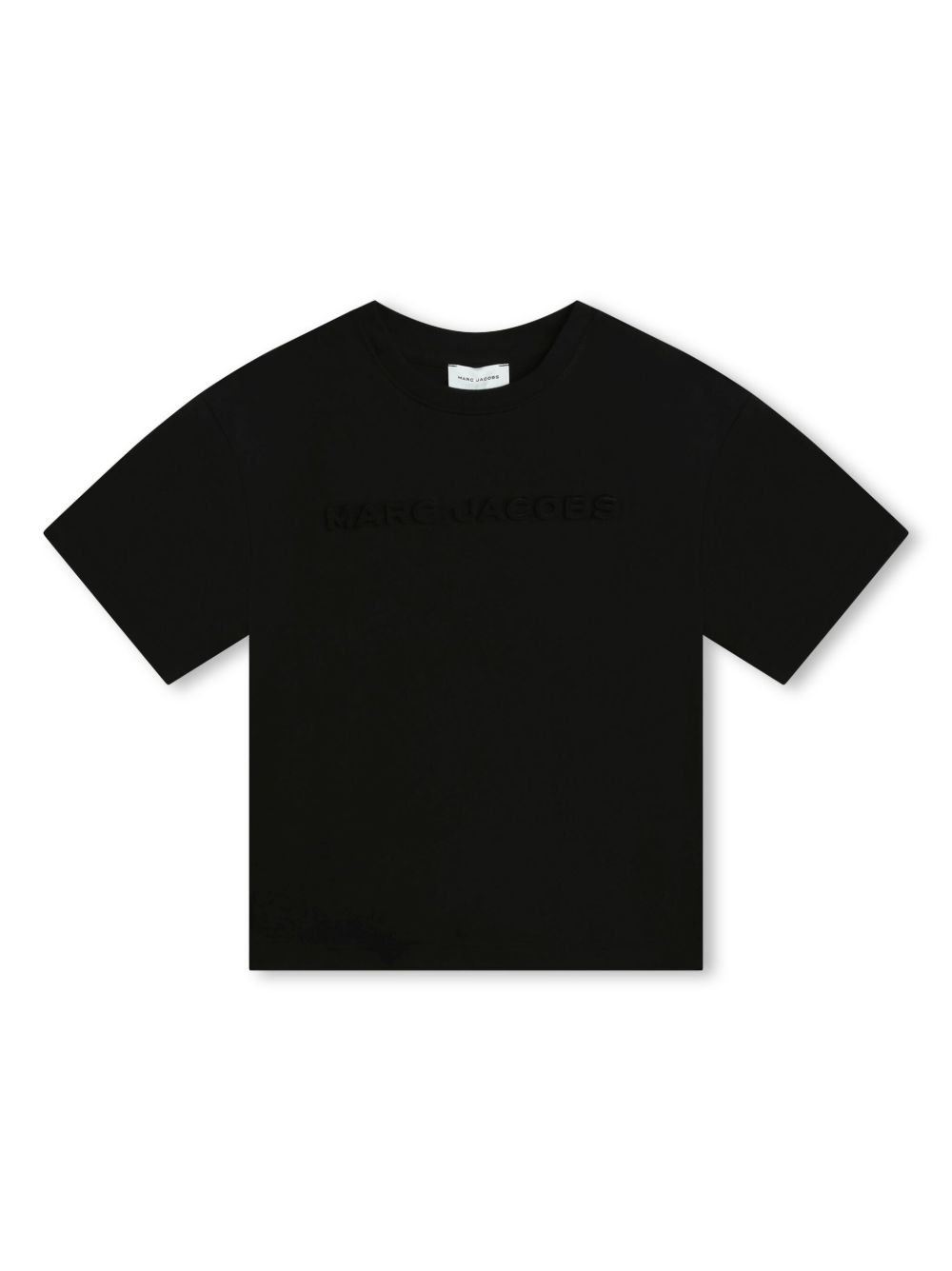 Marc Jacobs Kids 圆领棉T恤 - 黑色