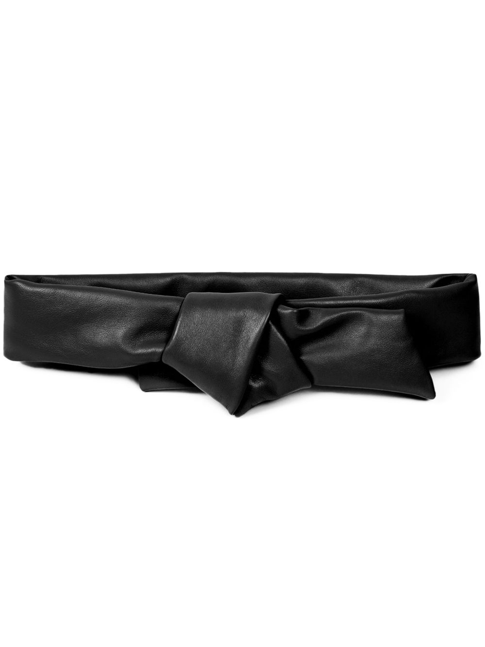 DRIES VAN NOTEN 皮质腰带 - 黑色