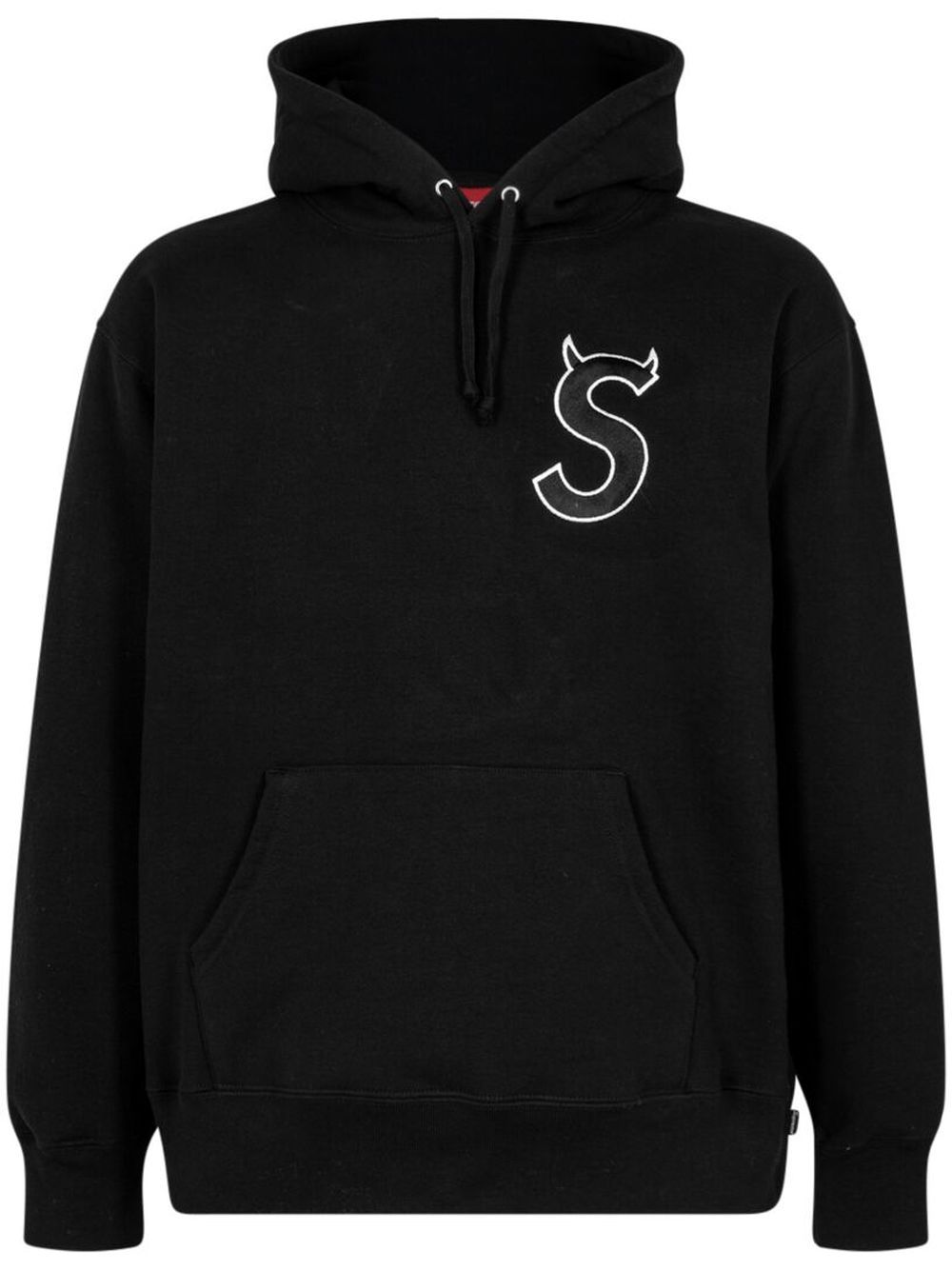 Supreme S logo连帽衫 - 黑色