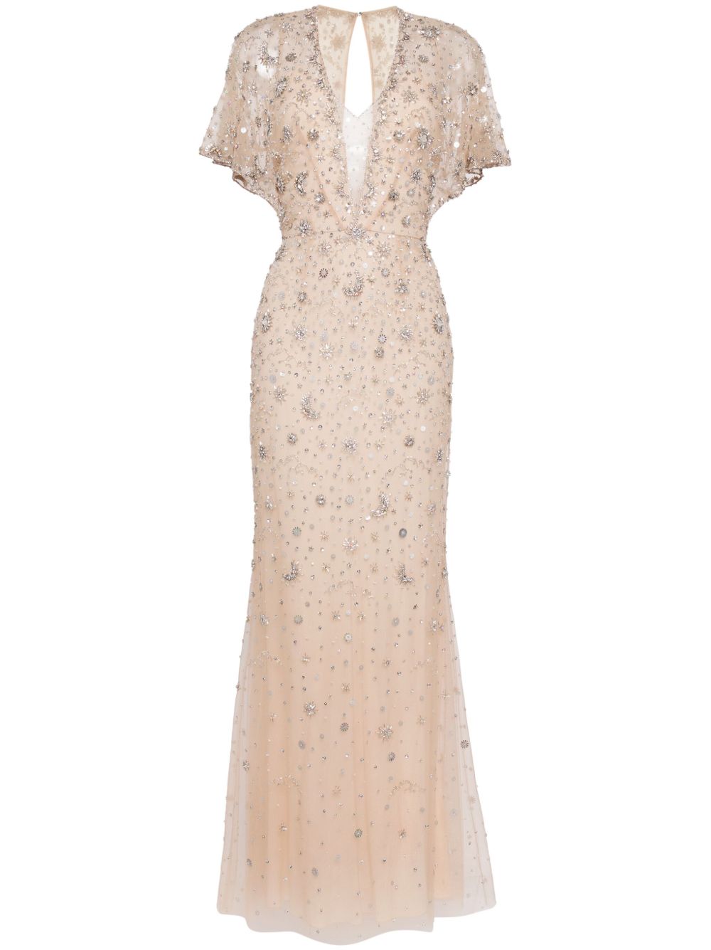 Jenny Packham Luna 晶饰礼服 - 中性色