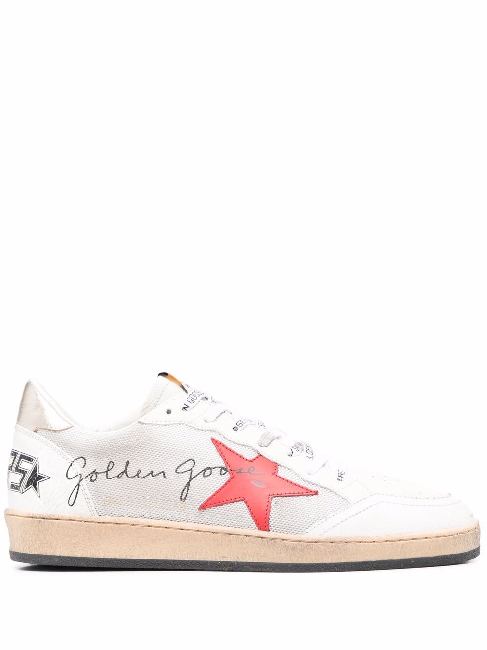 Golden Goose Ball 低帮板鞋 - 白色