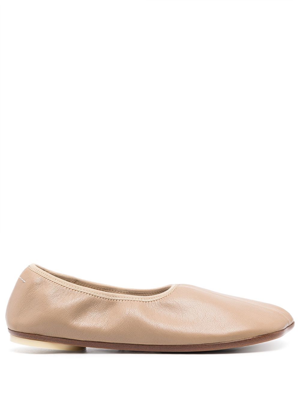 MM6 Maison Margiela Anatomic 柔软芭蕾平底鞋 - 中性色