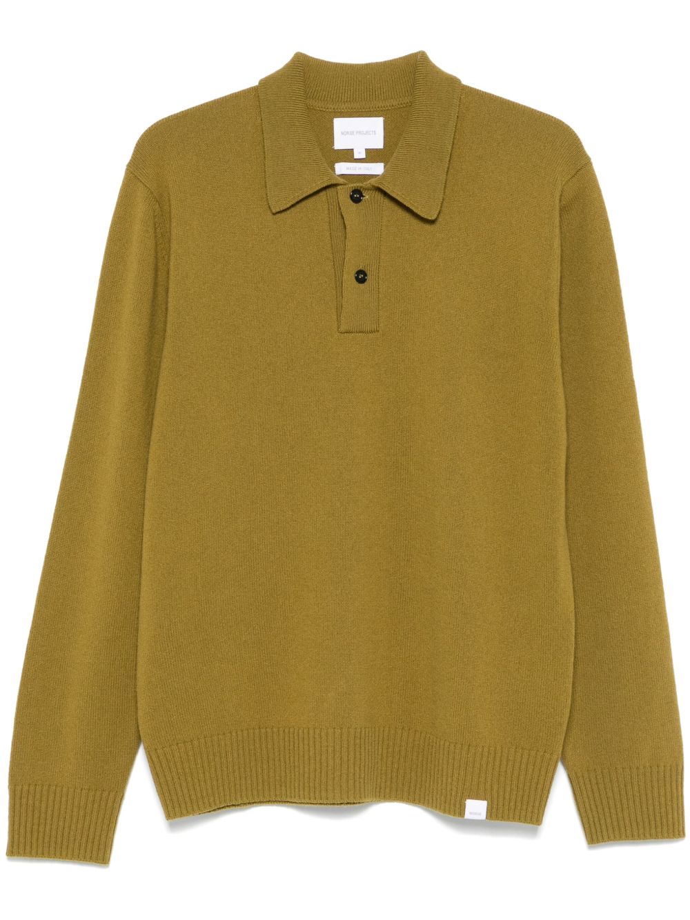 Norse Projects 羊毛polo衫 - 绿色