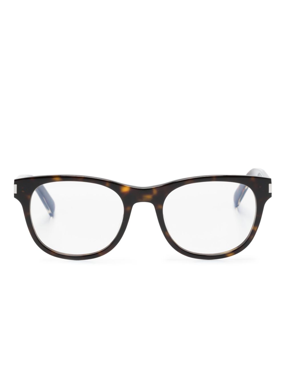 Saint Laurent Eyewear SL 663 方框眼镜 - 褐色