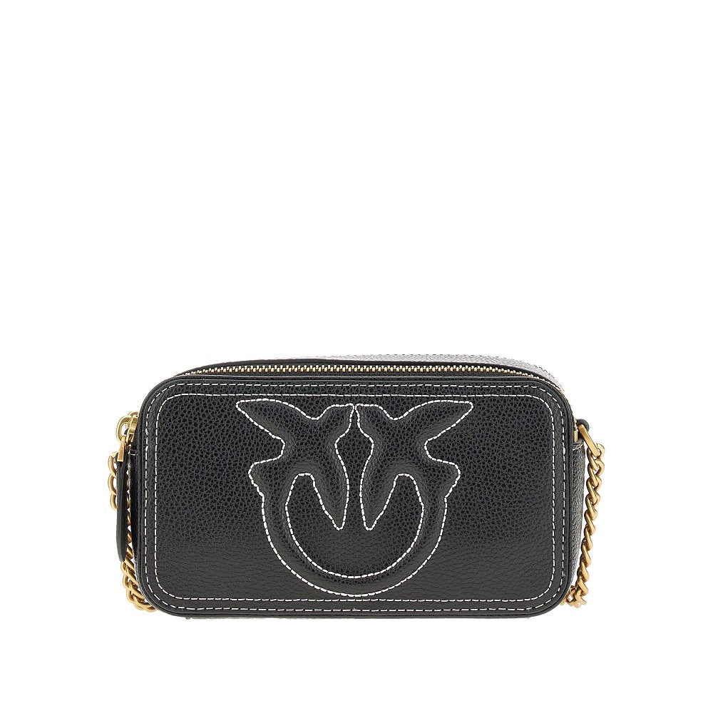 PINKO Grained leather 'Carrie' camera bag Woman