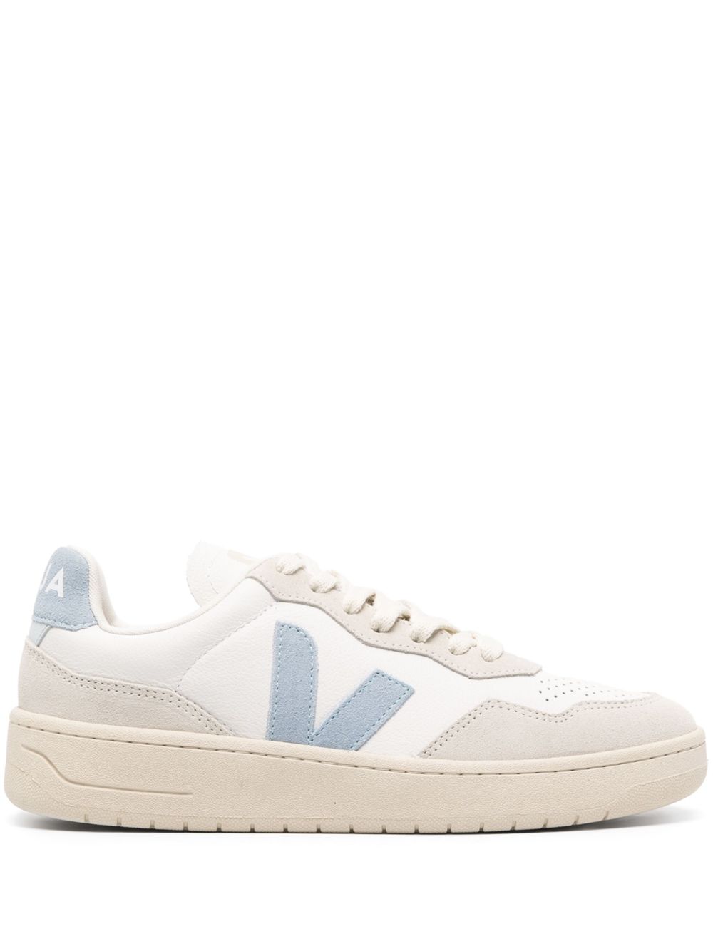 VEJA V-90 低帮皮质运动鞋 - 白色