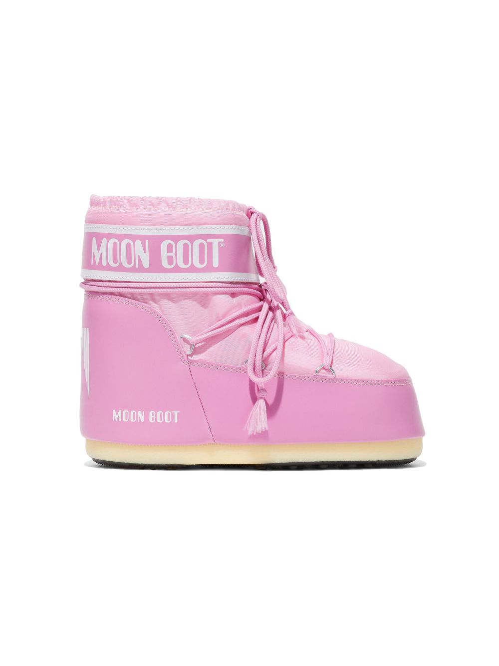 Moon Boot Kids Icon low 短筒雪靴 - 粉色