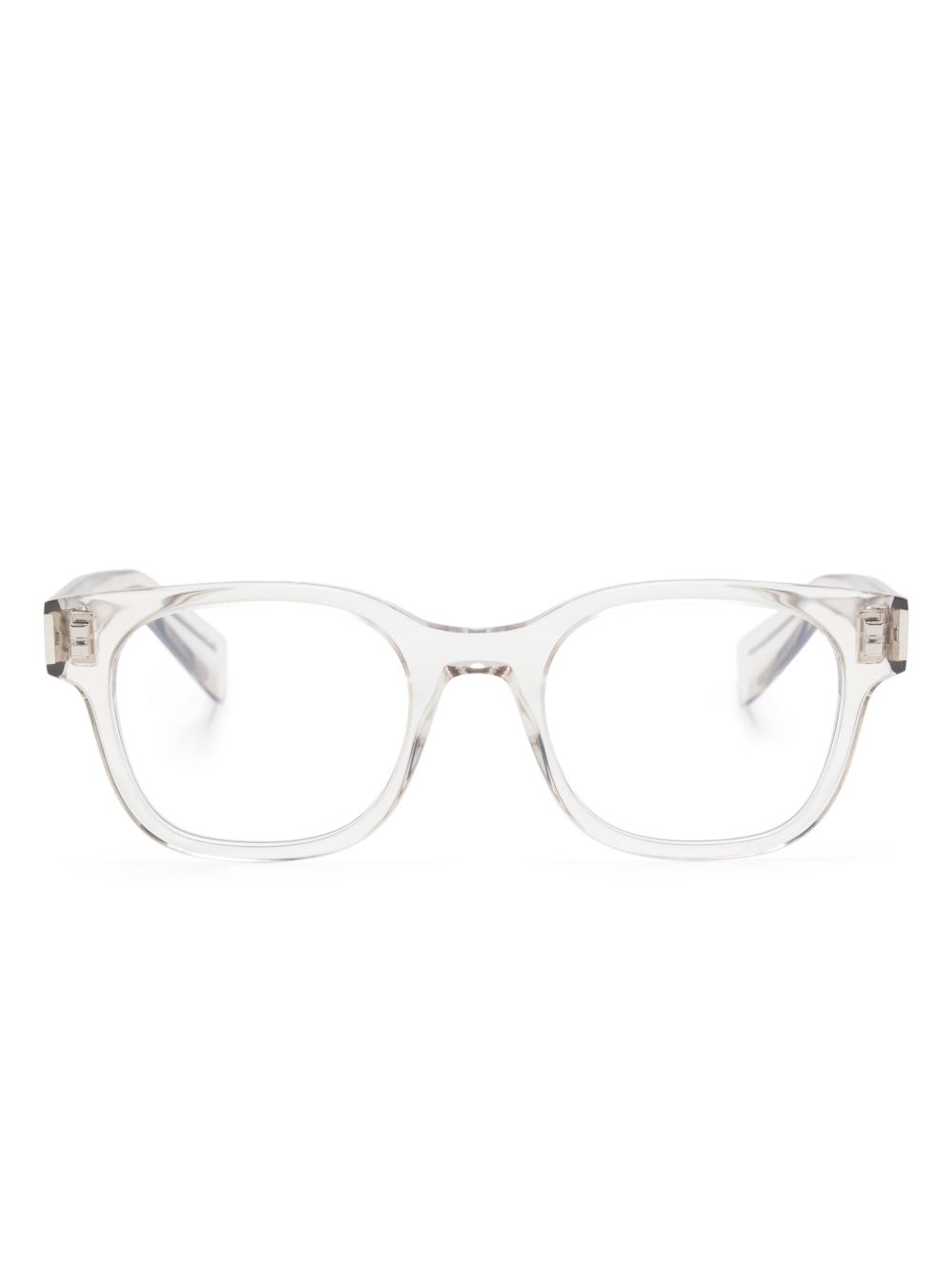 Saint Laurent Eyewear 透明镜框眼镜 - 灰色