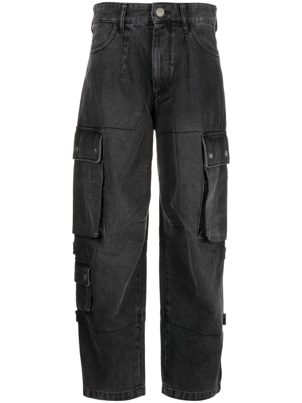 ISABEL MARANT Elore 低腰工装牛仔裤 - 黑色