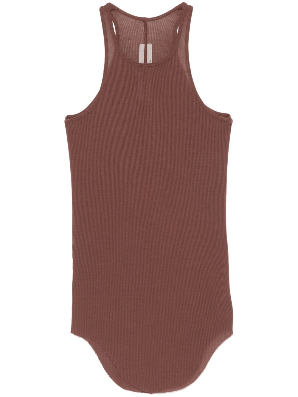 Rick Owens Basic Rib 坦克背心 - 褐色