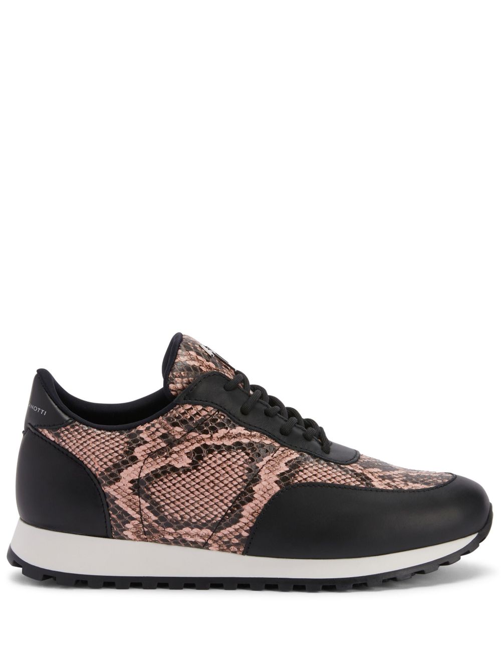 Giuseppe Zanotti Jimi 低帮皮质运动鞋 - 彩色