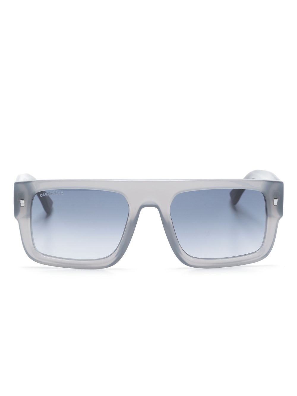 DSQUARED2 EYEWEAR Icon 0008/S 长方形镜框太阳眼镜 - 灰色