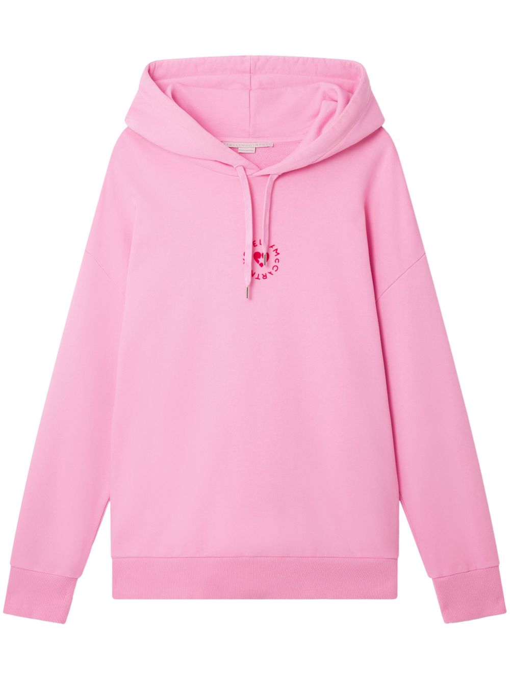 Stella McCartney Lovestruck 棉连帽衫 - 粉色