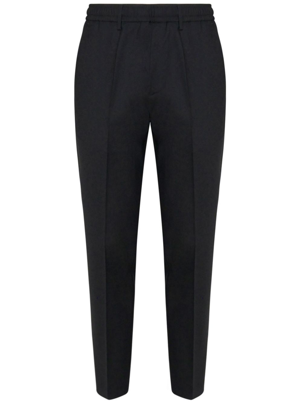 LIU JO elasticated waistband trousers - 黑色