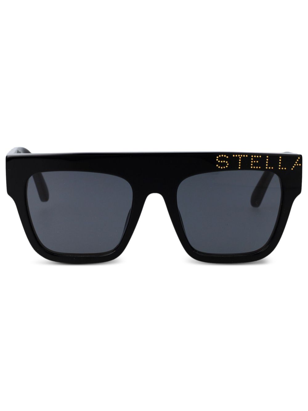 Stella McCartney Eyewear 方框太阳眼镜 - 黑色