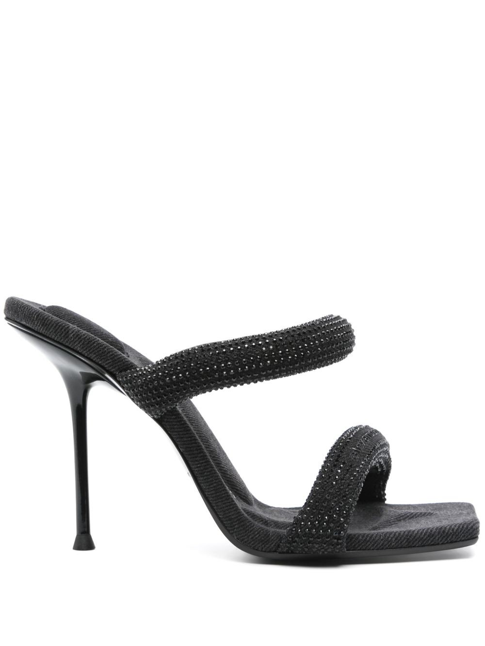 Alexander Wang Julie Tubular 高跟凉鞋（10.5厘米） - 黑色