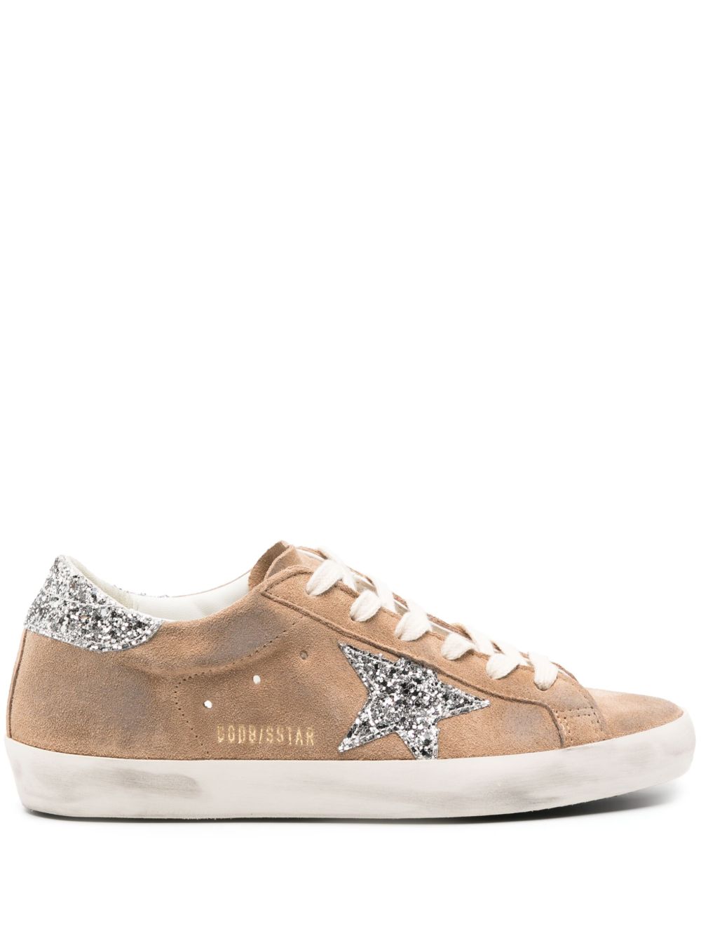 Golden Goose Super Star 绒面皮运动鞋 - 褐色