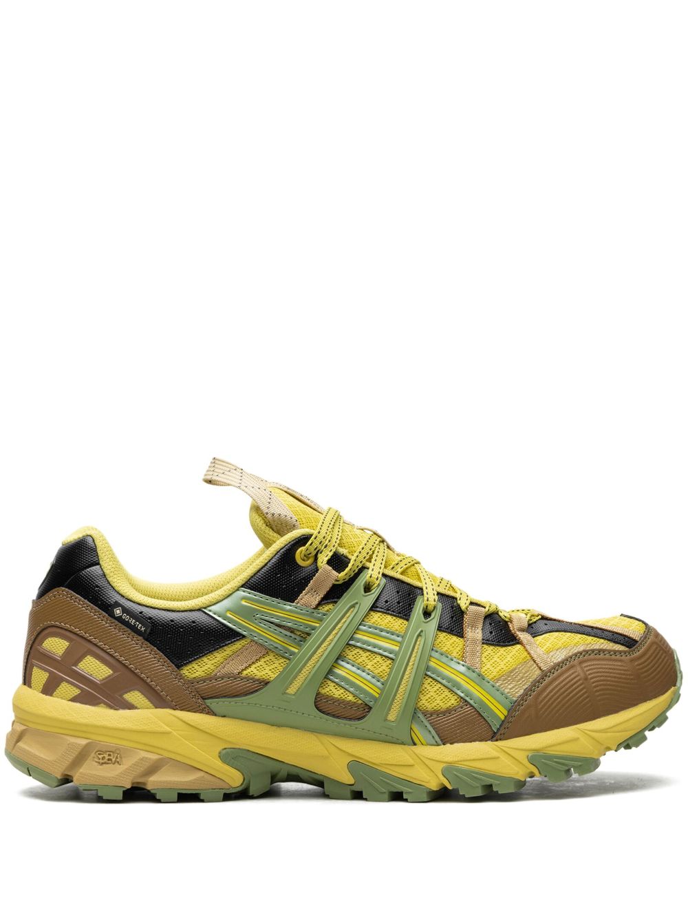 ASICS 同色系低帮运动鞋 - 黄色