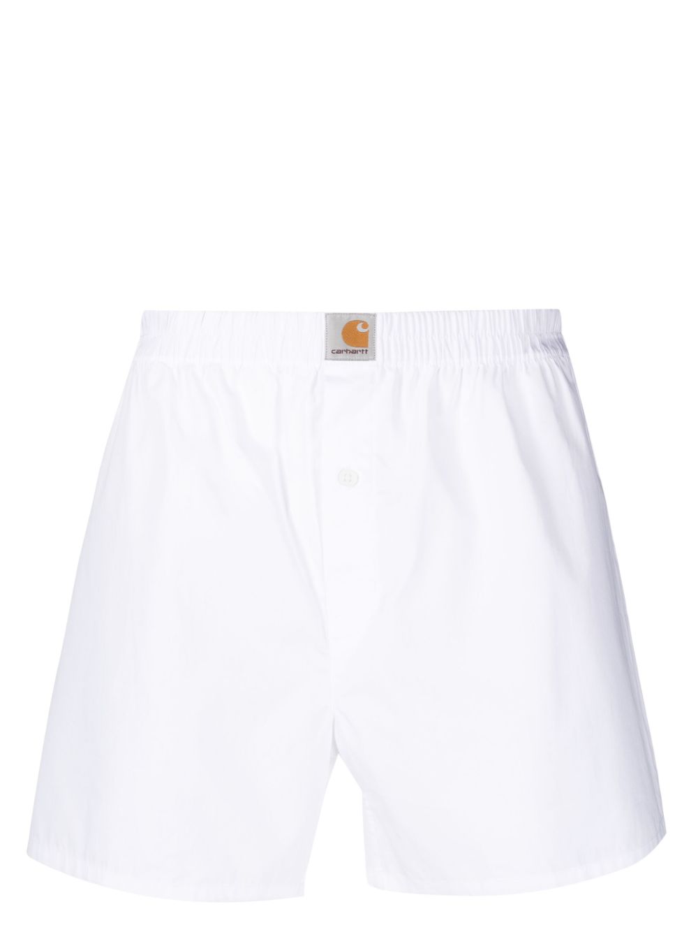 Carhartt WIP logo裤腰棉四角裤 - 白色