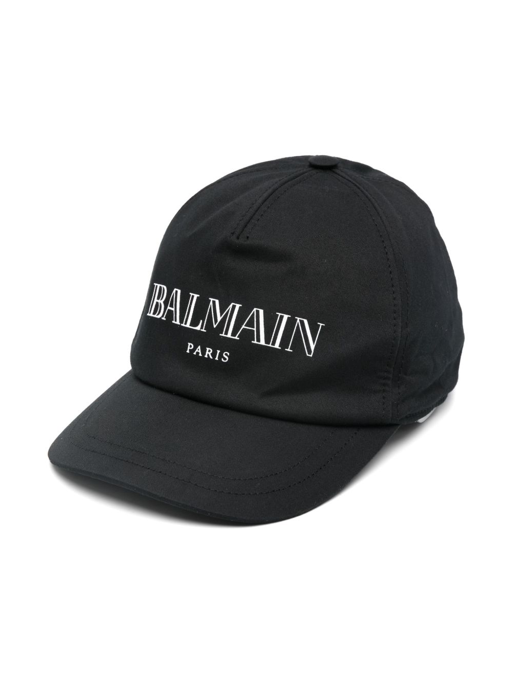Balmain Kids logo印花棒球帽 - 黑色