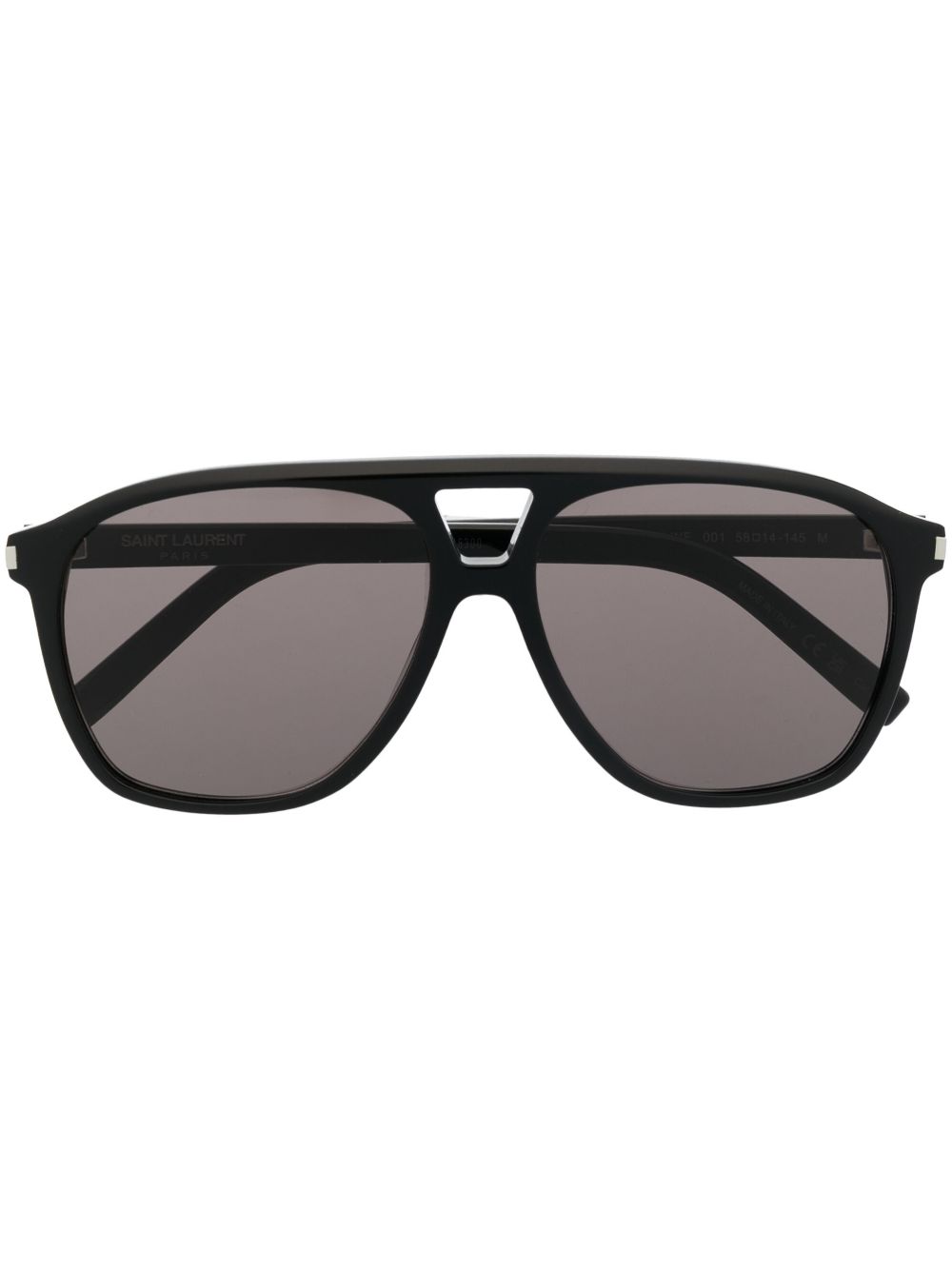 Saint Laurent Eyewear Dune 超大框太阳眼镜 - 黑色