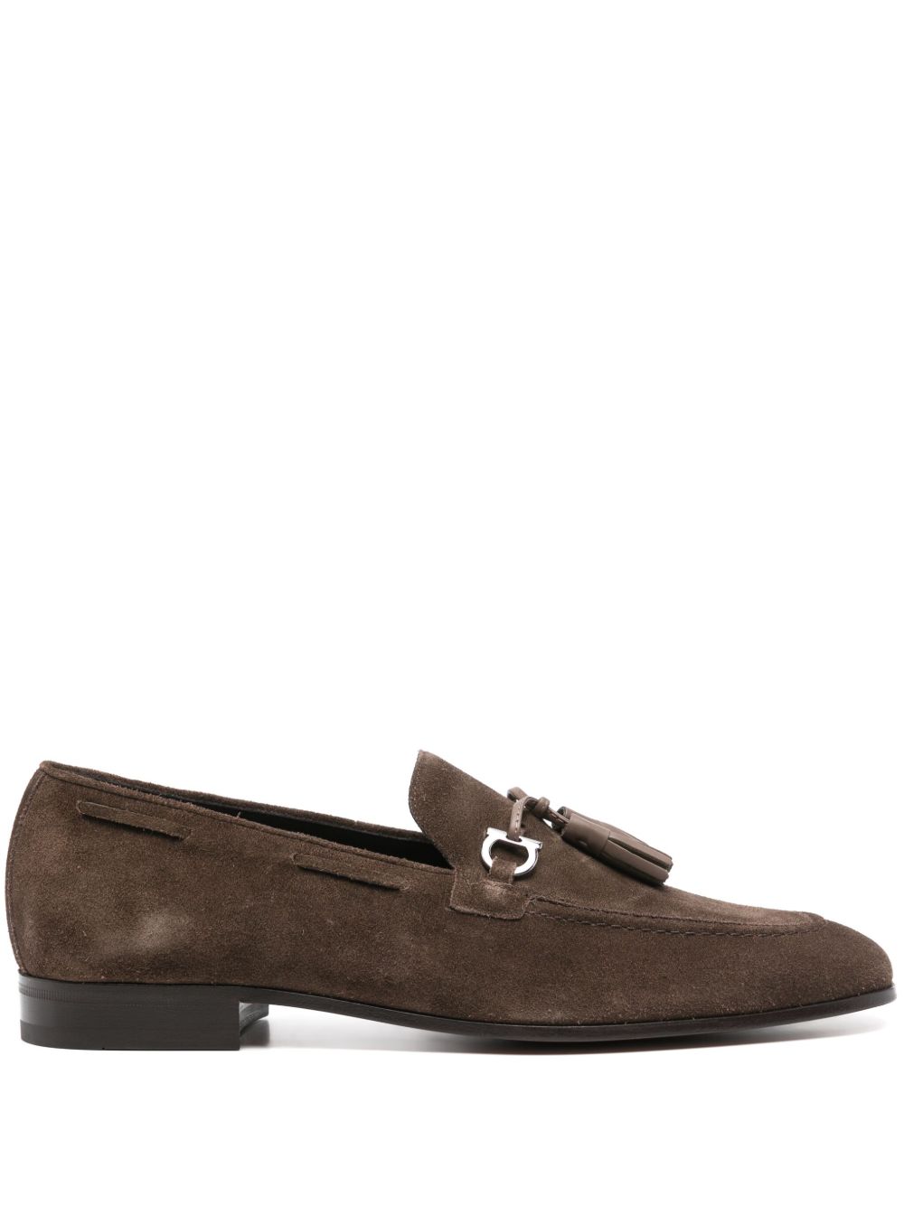 Ferragamo Gnacini 标牌乐福鞋 - 褐色