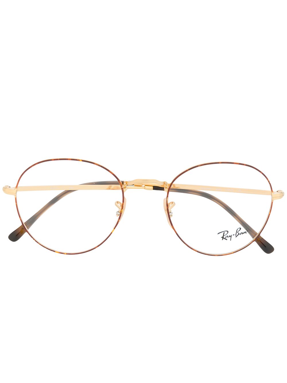 Ray-Ban 圆框眼镜 - 金色